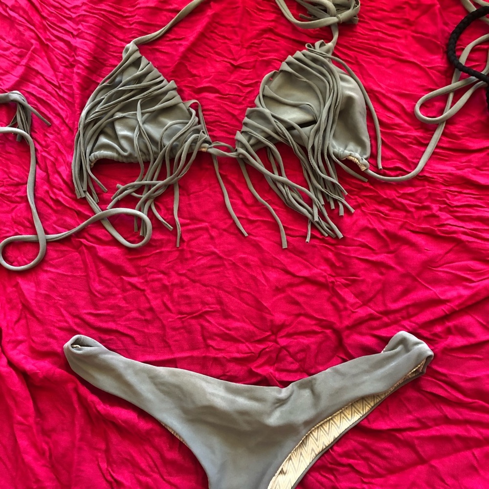 ACACIA SWIMWEAR. SOLD AS SET. Size small